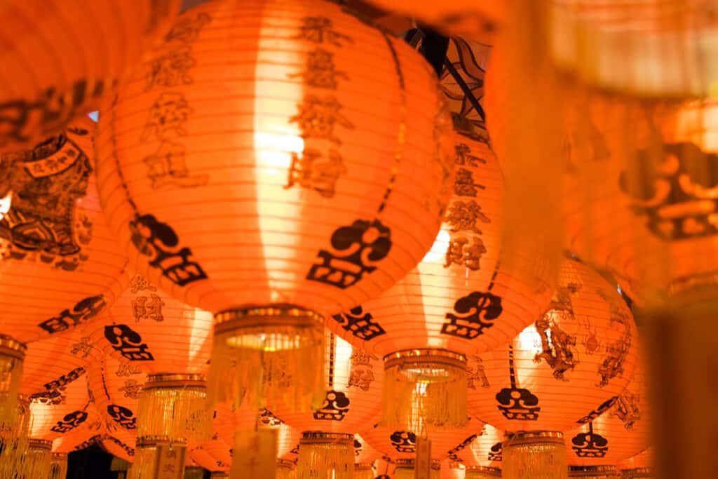 Capodanno cinese: lanterne rosse