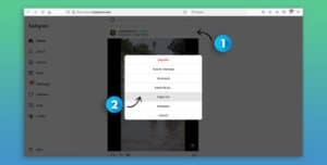 Passo 1: copiare link Instagram video