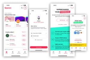 App StormX per guadagnare cripto